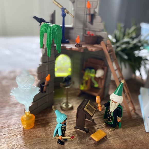 PLAYMOBIL 3839: Wizard’s Workshop Magic Castle - Vintage 100% Complete - Picture 3 of 14